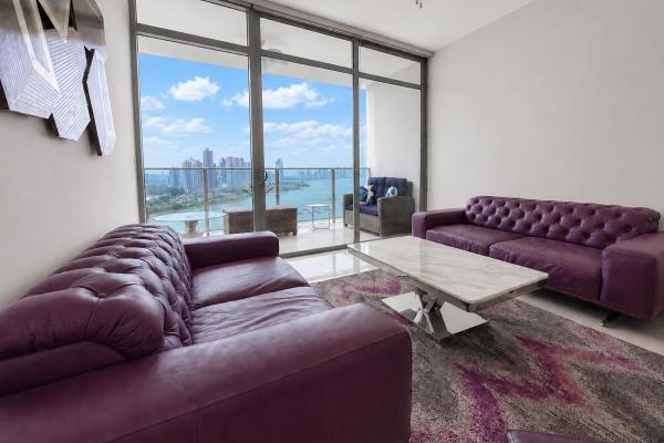 Grand tower - punta pacifica - apartamento finamente amoblado