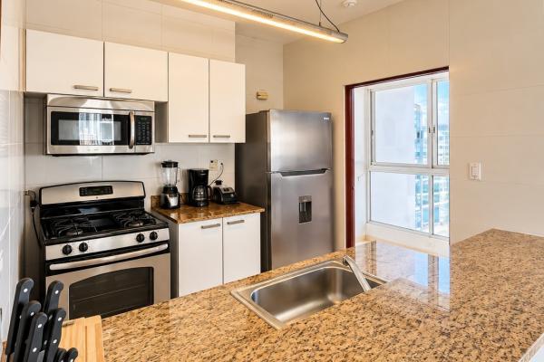 Torre grandbay - apartamento elegante y completamente amueblado