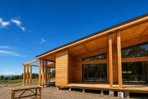 High-end off-grid home with volcán barú views