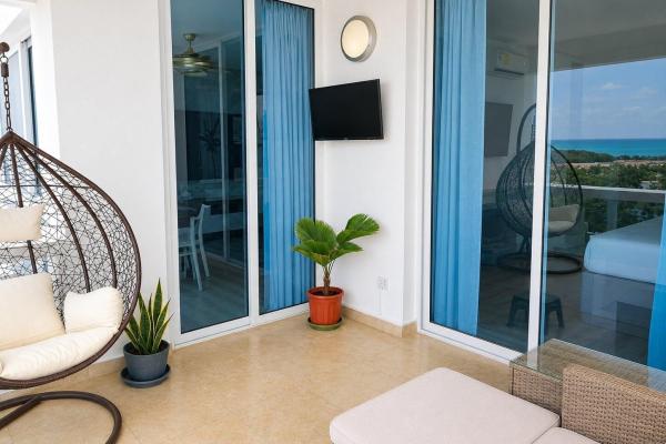 ¡lujoso apartamento con vista al mar en playa blanca!