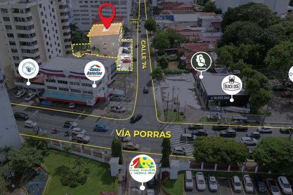 Commercial building for sale on via porras