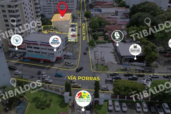 Venta de edificio comercial en vía porras, san francisco