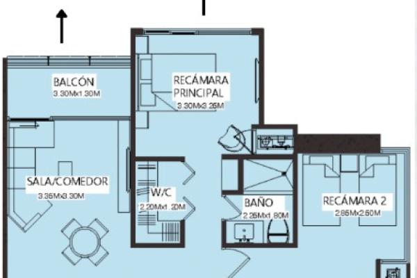 Venta de apartamento en luxor 500 el cangrejo