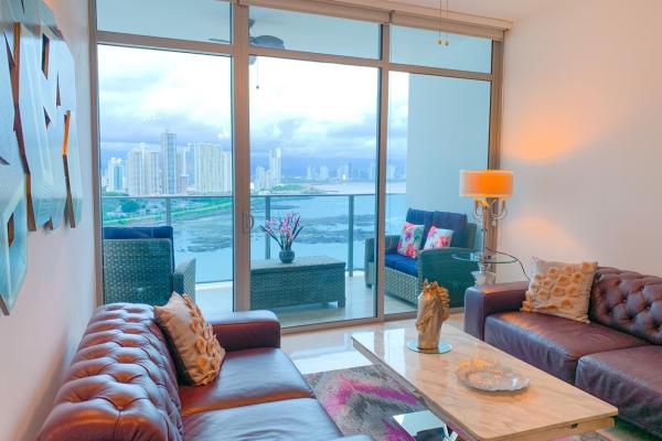 Grand tower - punta pacifica - apartamento finamente amoblado