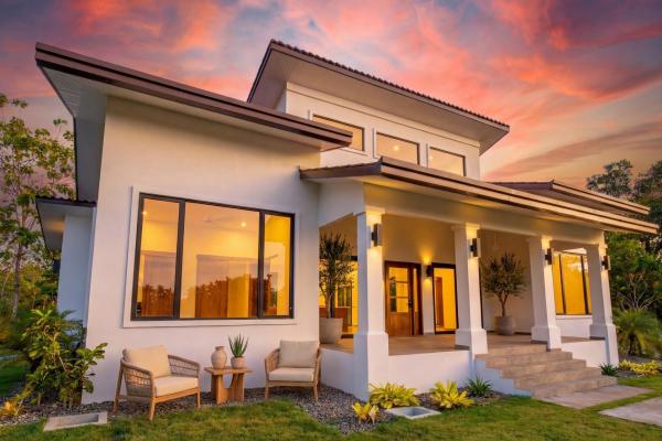 Villa contemporánea a estrenar en boca chica panamá