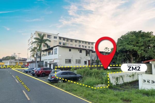 Land for sale in río abajo with 1zm2 zoning, ideal for development.