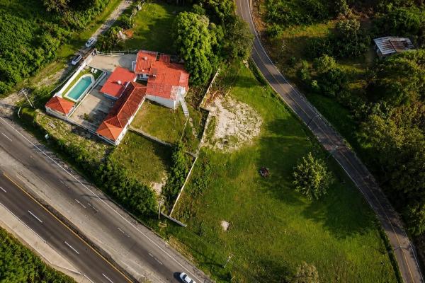 Commercial land for sale with improvements