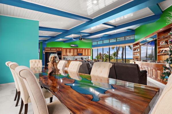 Unique beachfront home in playa la barqueta