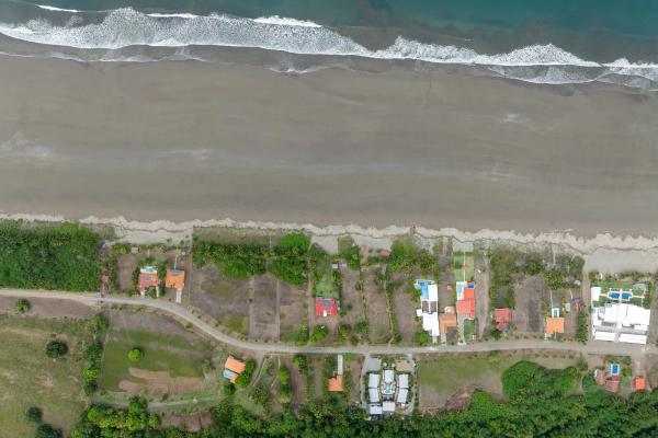 Beachside home with solar panels in las lajas