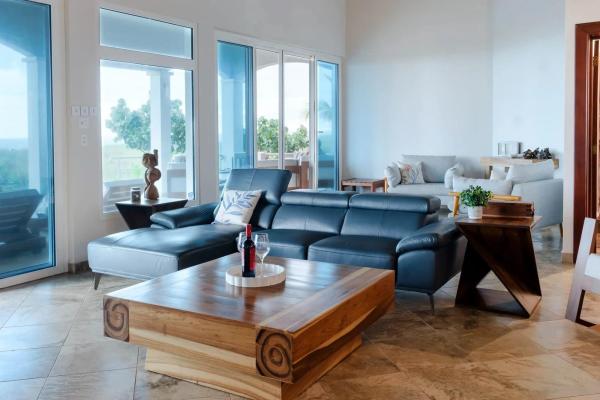 Beachfront mansion with pool in la barqueta