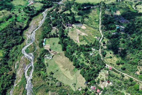 Private riverfront mountain estate with lakes