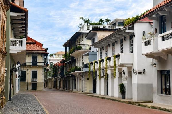 Building in the old town of san felipe, panama