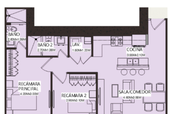 Sale of apartment in luxor 500 el cangrejo.