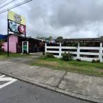 Lote de terreno de esquina en calle principal de volcán centro