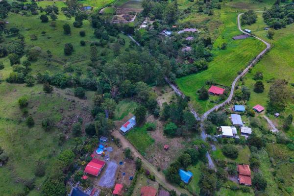 Land with a natural creek