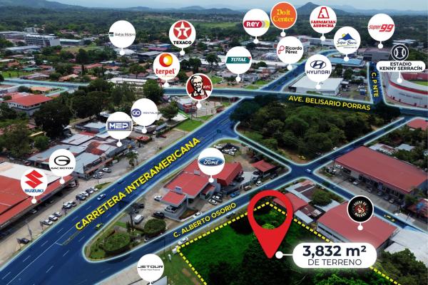 Venta de terreno comercial en chiriquí a pasos de la panamericana