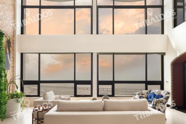 Penthouse 2 niveles frente al mar con terraza en coco del mar