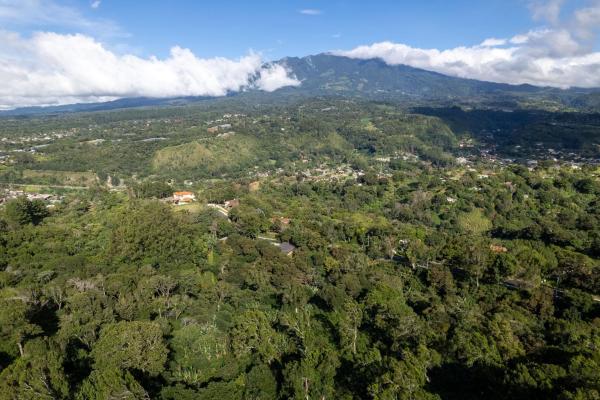 Finca de café y aguacate de boquete con vistas al volcán barú