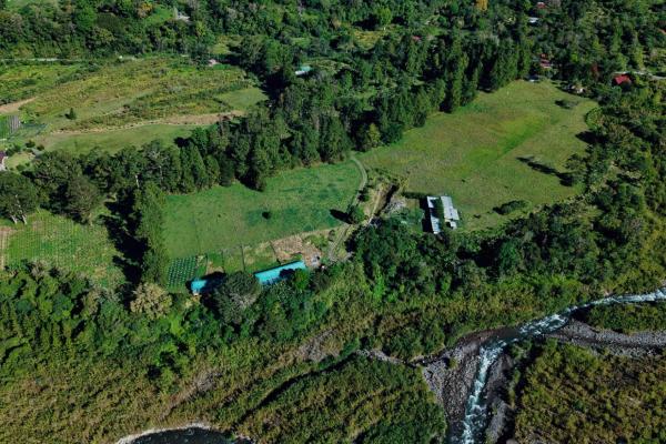 Private riverfront mountain estate with lakes