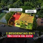 Sale of 2 houses in 1 in costa del este