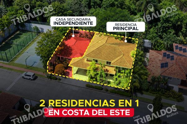 Sale of 2 houses in 1 in costa del este