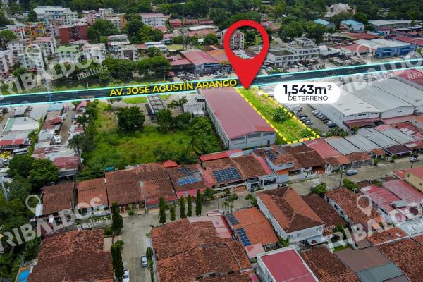 Venta de terreno sobre ave. josé agustín arango