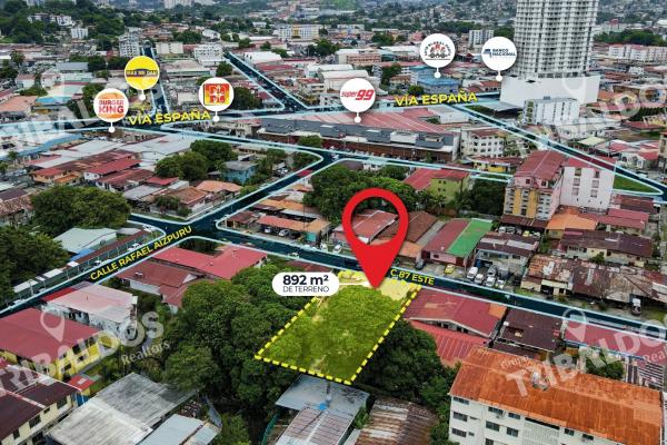 Venta de terreno comercial en parque lefevre