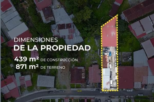 Land with semi-open warehouse in juan diaz