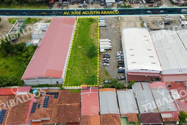 Land for sale on josé agustín arango avenue
