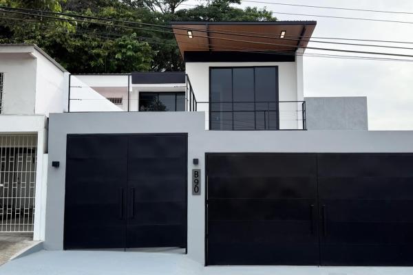 Hermosa casa moderna industrial en betania