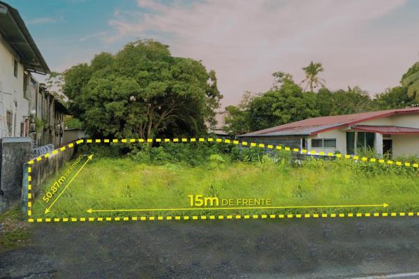 Land for sale in río abajo with 1zm2 zoning, ideal for development.