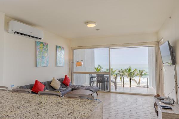 Moderno apartamento de playa de 2 habitaciones en playa caracol