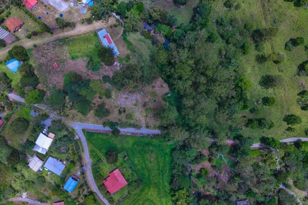 Land with a natural creek
