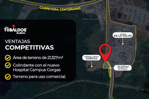 Venta terreno en centenario ciudad de la salud