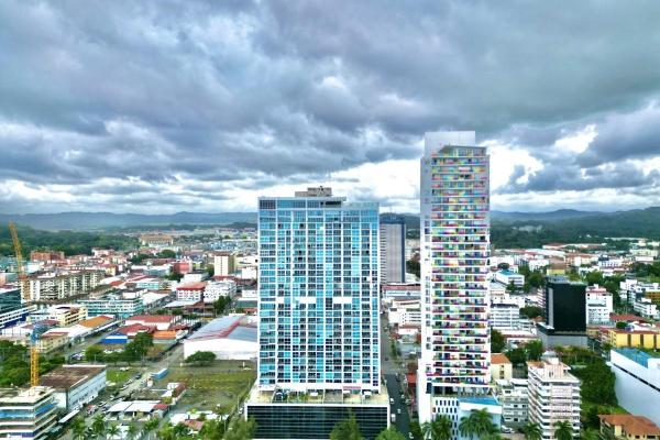 Apto de lujo 1 recámara + vista al mar en piso alto – h2o