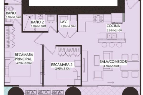 Venta de apartamento en luxor 500 el cangrejo