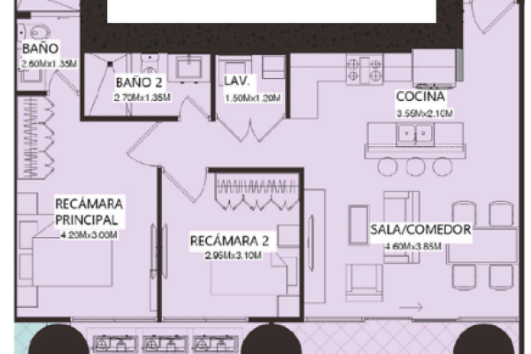 Sale of apartment in luxor 500 el cangrejo.