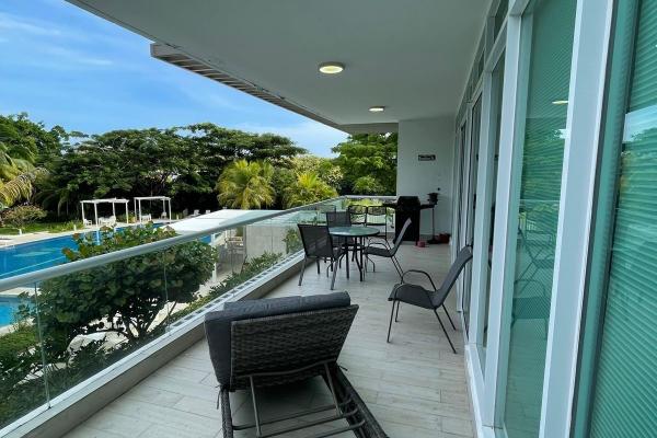 "spacious 3-bedroom apartment in ph solea, punta barco viejo, with balcony and maid's room."