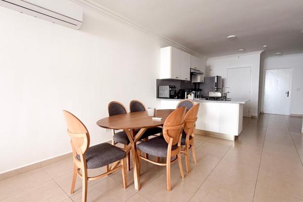 Apt amoblado piso alto - white tower - 121 m2