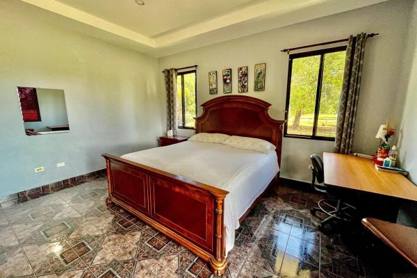 Beachside home with solar panels in las lajas