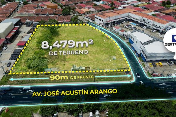 Commercial land for sale on ave. jose agustin a.