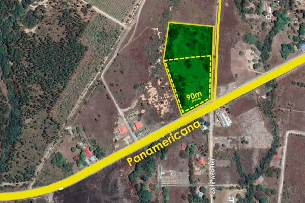 Venta de terreno frente a la panamericana, santa clara