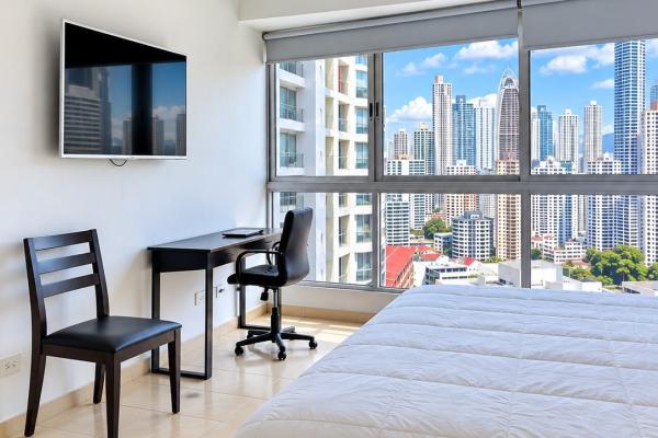 Torre grandbay - apartamento elegante y completamente amueblado