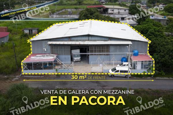 Venta de galera con mezzanine en pacora