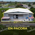 Venta de galera con mezzanine en pacora