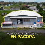 Venta de galera con mezzanine en pacora