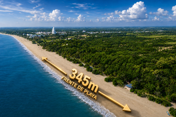 Oceanfront land for sale in río hato | 18 hectares