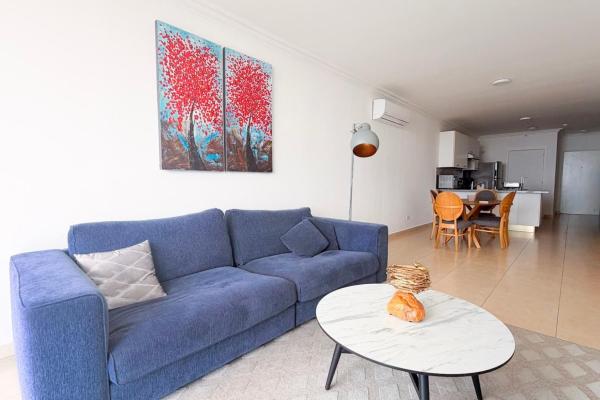 Apt amoblado piso alto - white tower - 121 m2
