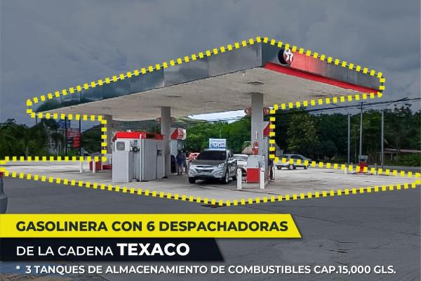 Venta de gasolinera con 2 locales comerciales en penonomé