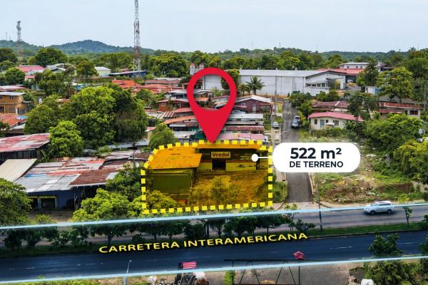 Commercial land for sale in la chorrera